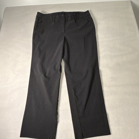 Lane Bryant Charcoal Gray Dress Pants Women's Wide Leg Size 20 Short - Picture 1 of 6